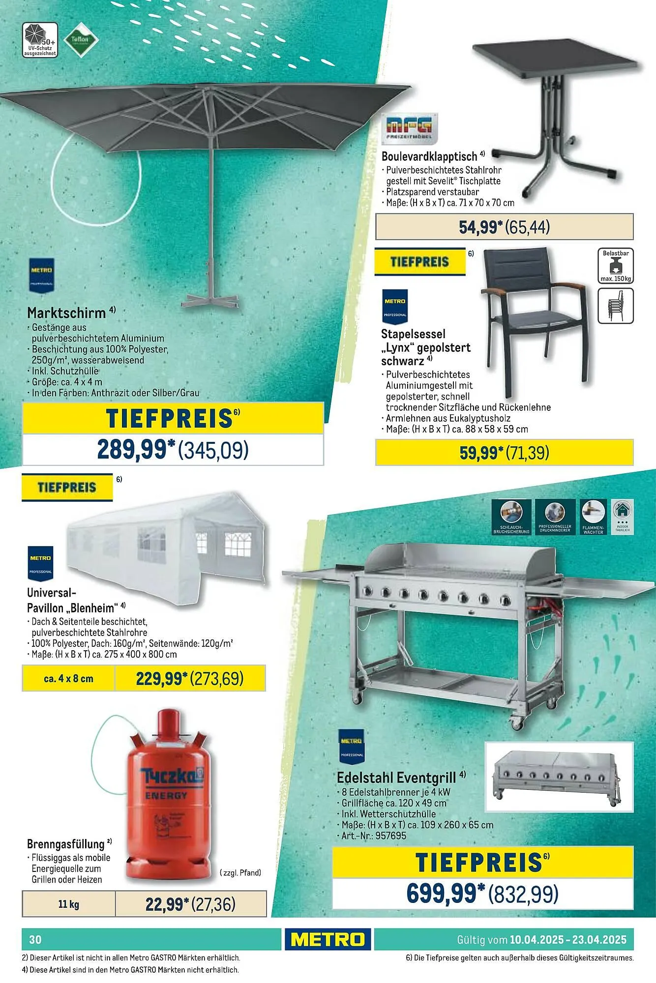 METRO Prospekt von 10. April bis 23. April 2025 - Prospekt seite 30