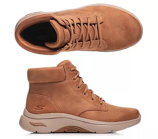 SKECHERS Damen-Stiefelette Go Walk Arch Fit 2.0 Ultra Go®-Dämpfung wasserdicht
