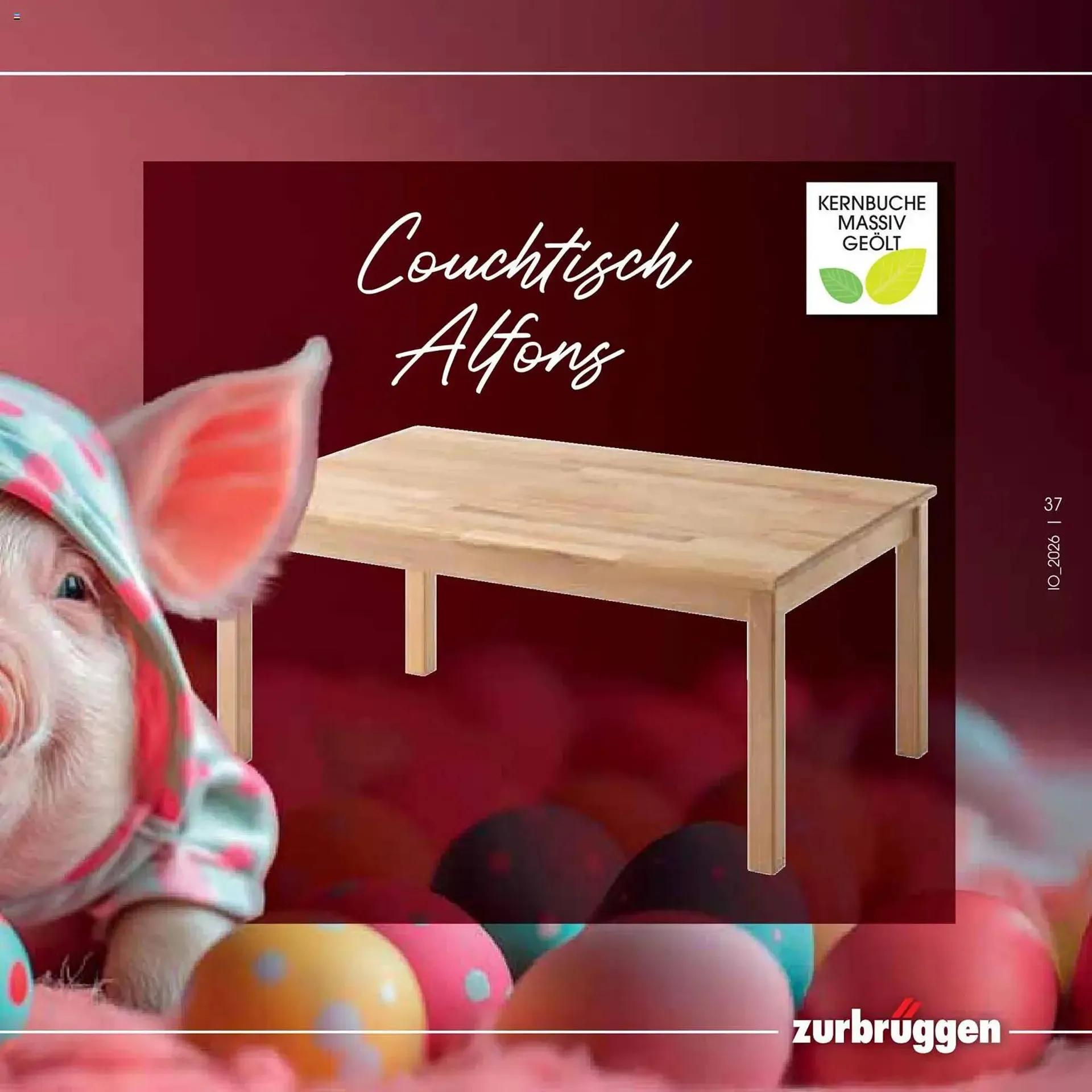 Zurbrüggen Prospekt von 23. März bis 11. April 2026 - Prospekt seite 37