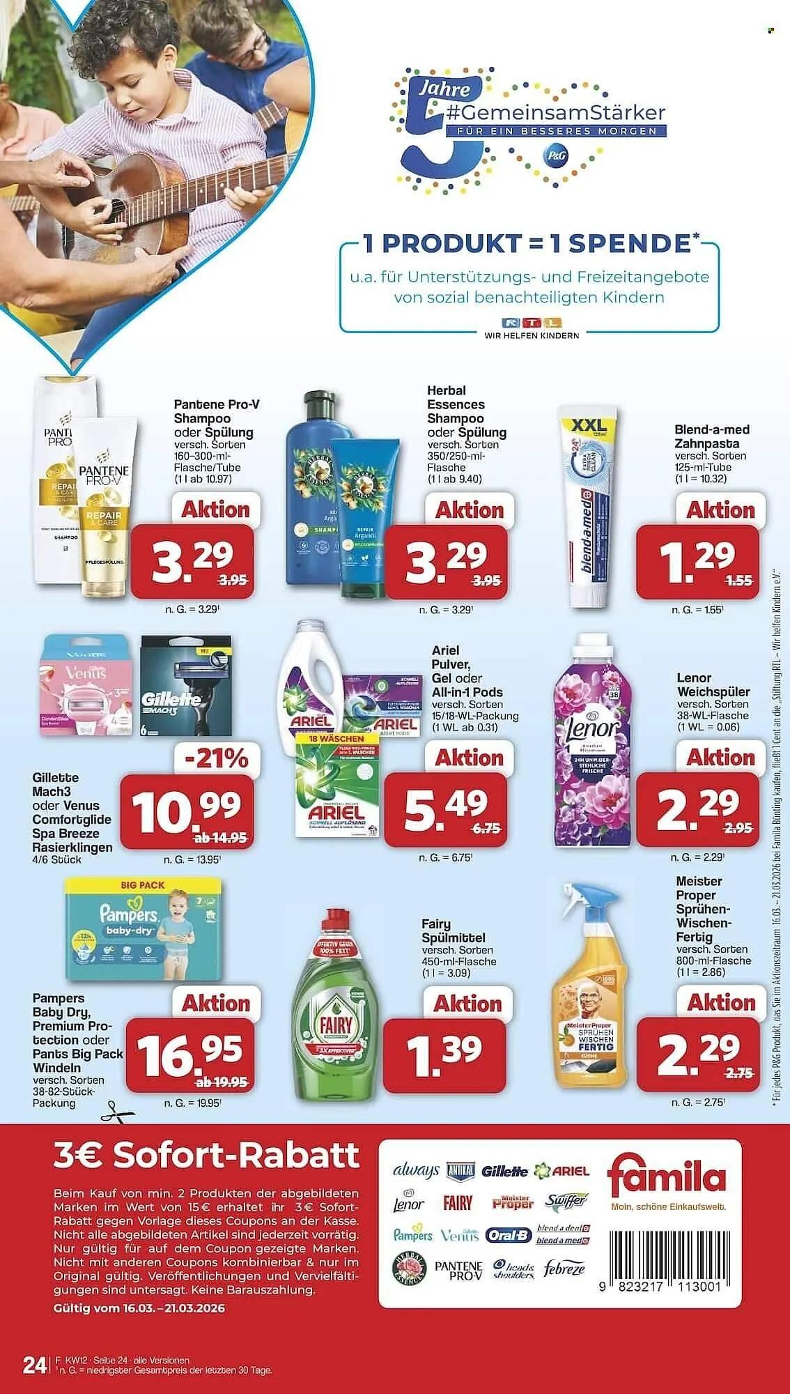 Famila Nord Ost Prospekt von 16. März bis 21. März 2026 - Prospekt seite 31
