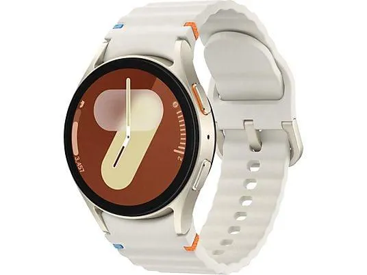 SAMSUNG Galaxy Watch7 BT 40 mm Smartwatches Aluminium Nitrilkautschuk, 85-110 mm, Cream