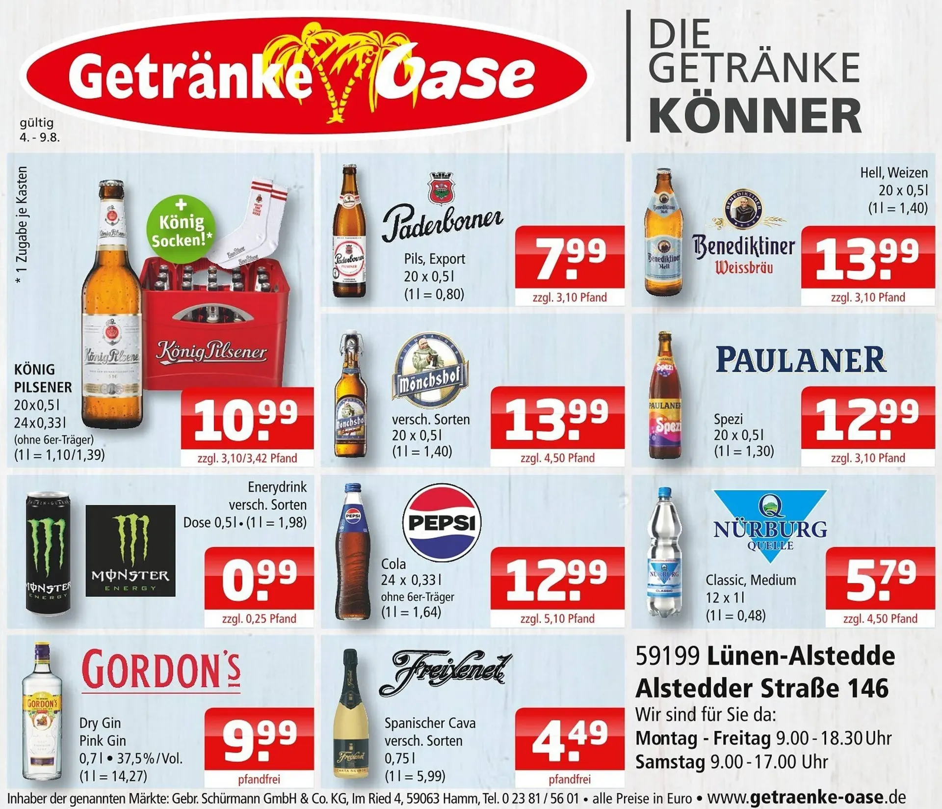 Getränke Oase Prospekt - 1