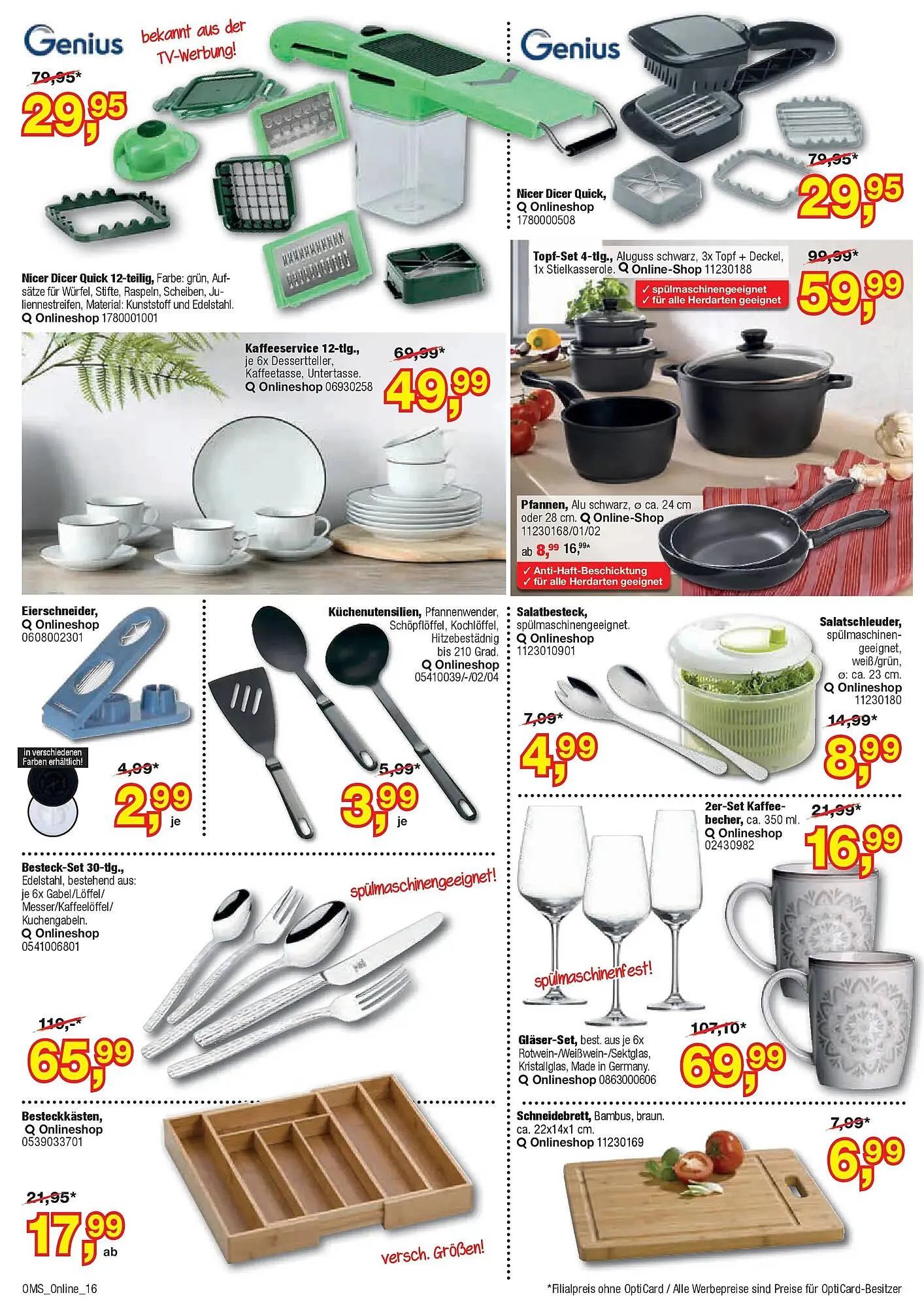 Opti Wohnwelt Prospekt von 21. März bis 1. April 2026 - Prospekt seite 16