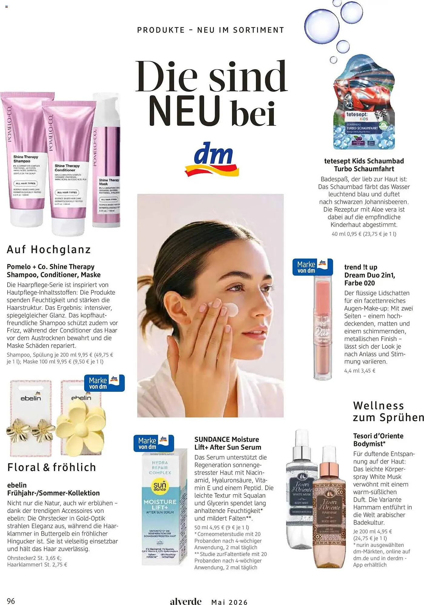 Dm drogerie Magazin von 1. Mai bis 31. Mai 2026 - Prospekt seite 96