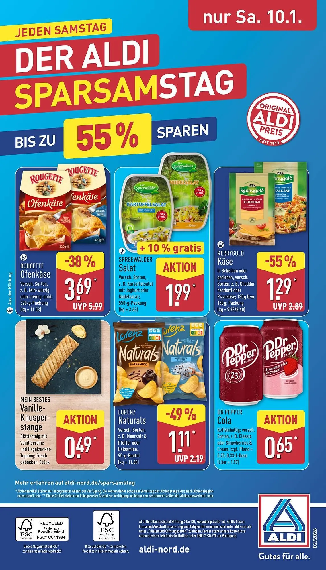 Aldi Nord Prospekt von 5. Januar bis 10. Januar 2026 - Prospekt seite 32