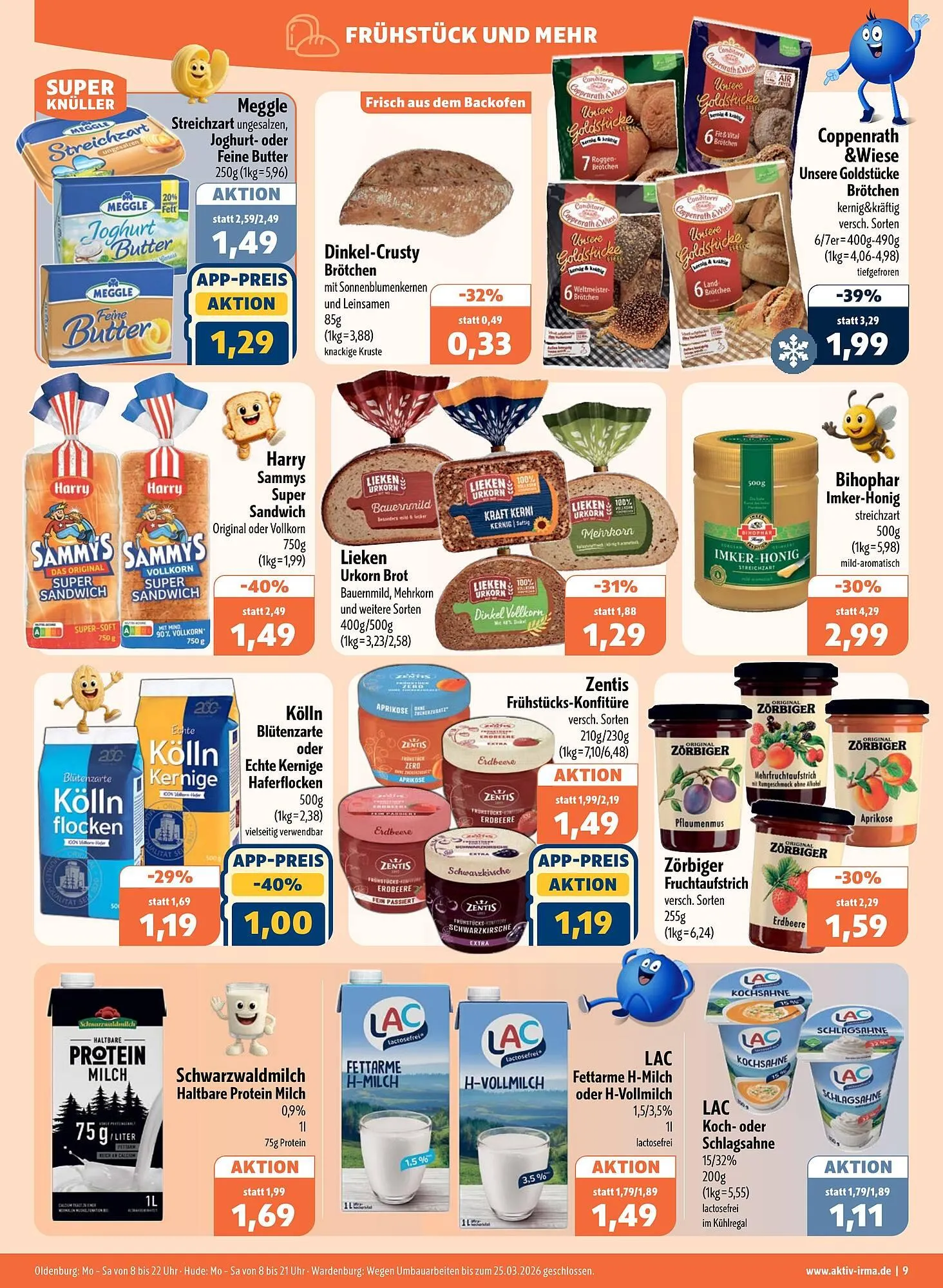 Aktiv Irma Prospekt von 9. März bis 14. März 2026 - Prospekt seite 9