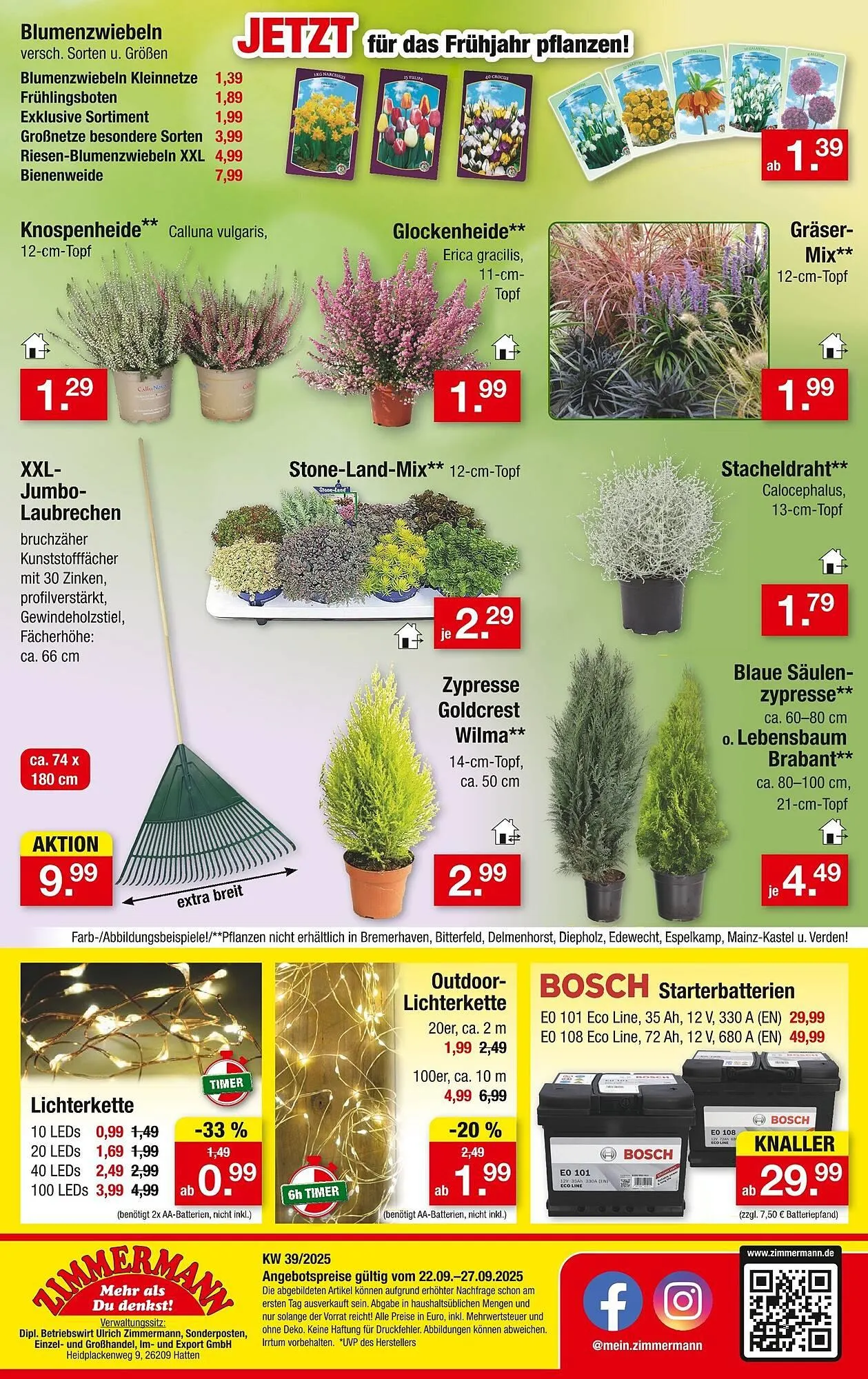 Zimmermann Prospekt von 22. September bis 27. September 2025 - Prospekt seite 10