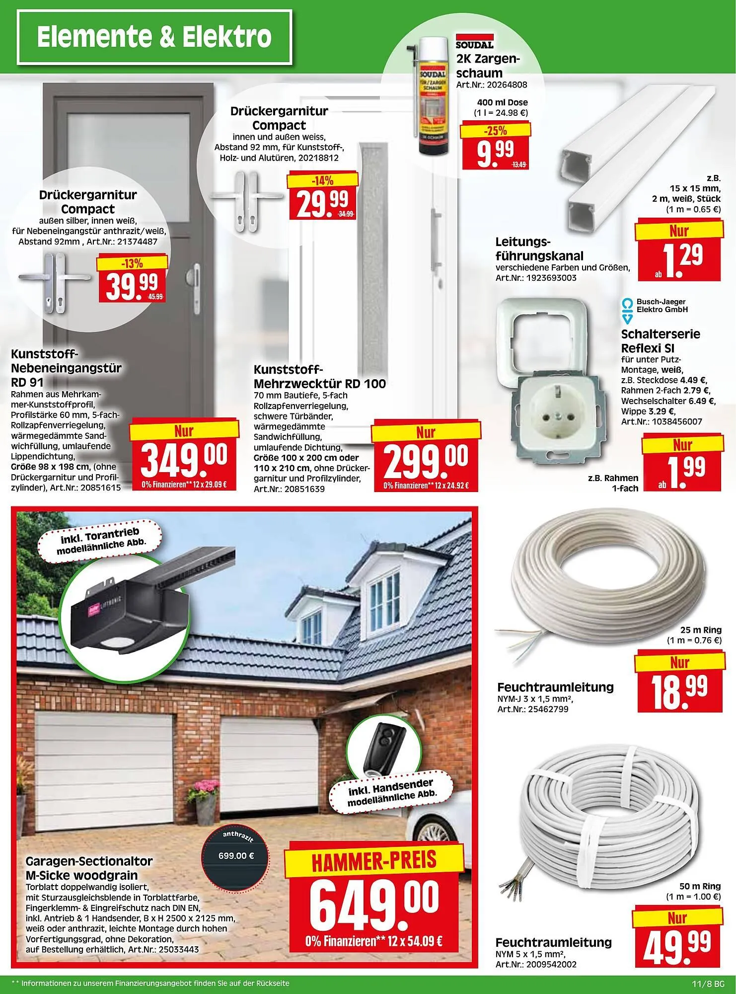 Herkules Baumarkt Prospekt von 10. März bis 15. März 2025 - Prospekt seite 8