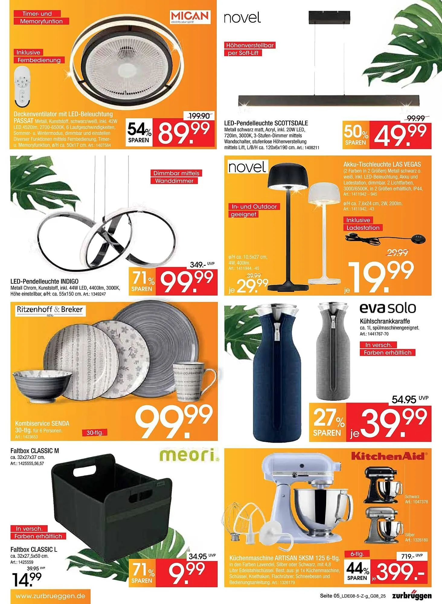 Zurbrüggen Prospekt von 2. August bis 23. August 2025 - Prospekt seite 5