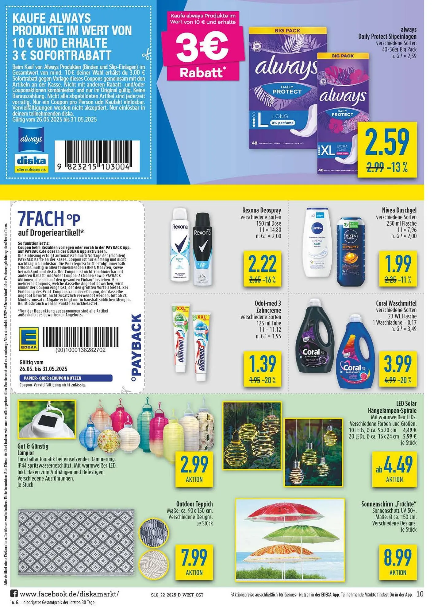 diska Prospekt von 26. Mai bis 31. Mai 2025 - Prospekt seite 10