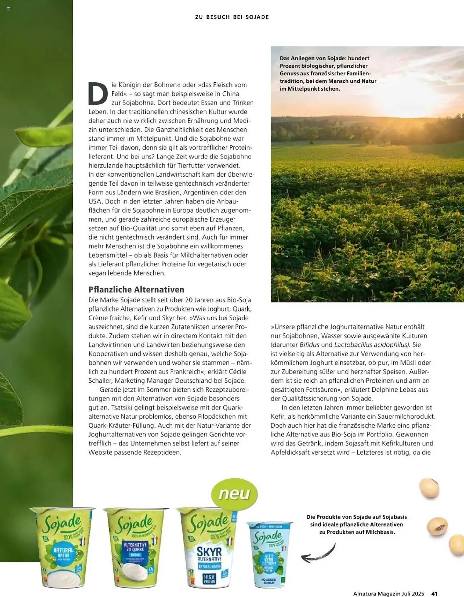 Alnatura Prospekt von 1. Juli bis 31. Juli 2025 - Prospekt seite 41