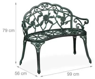 Gartenbank Rosen antik