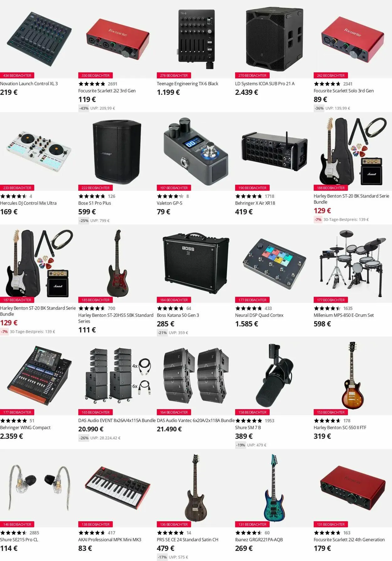 Thomann Aktueller Prospekt von 28. Juli bis 6. August 2025 - Prospekt seite 4