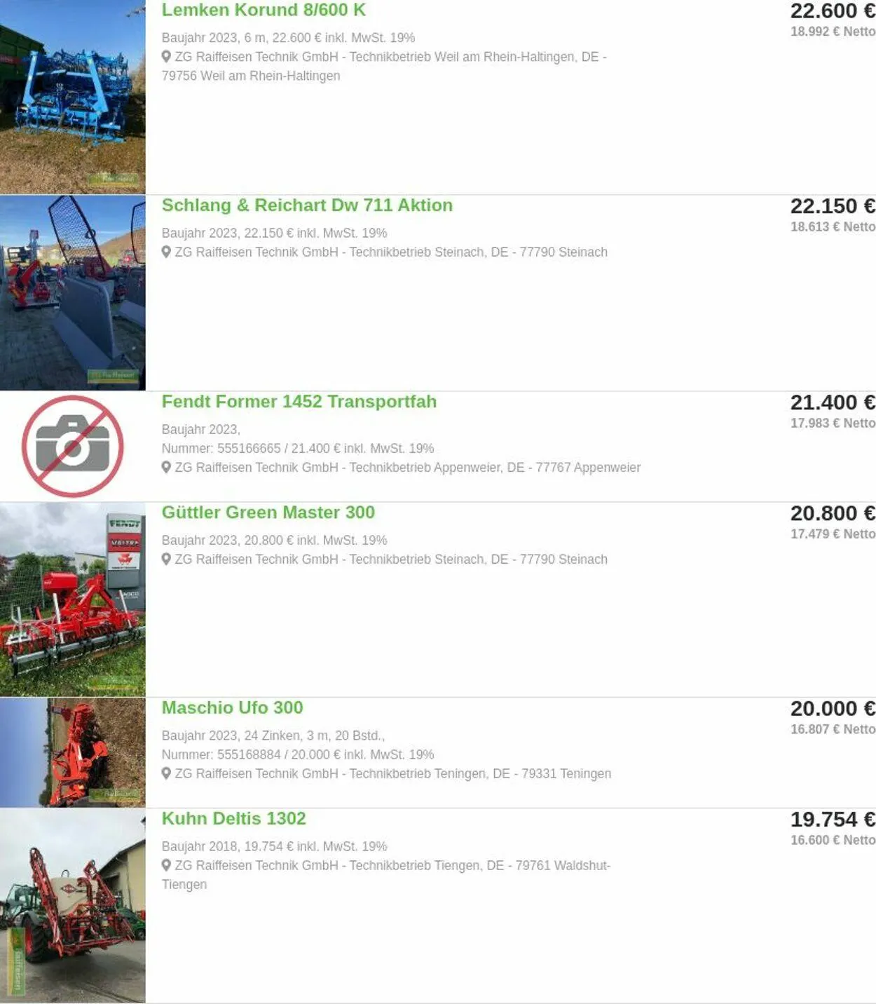 ZG Raiffeisen Aktueller Prospekt von 14. April bis 23. April 2025 - Prospekt seite 15