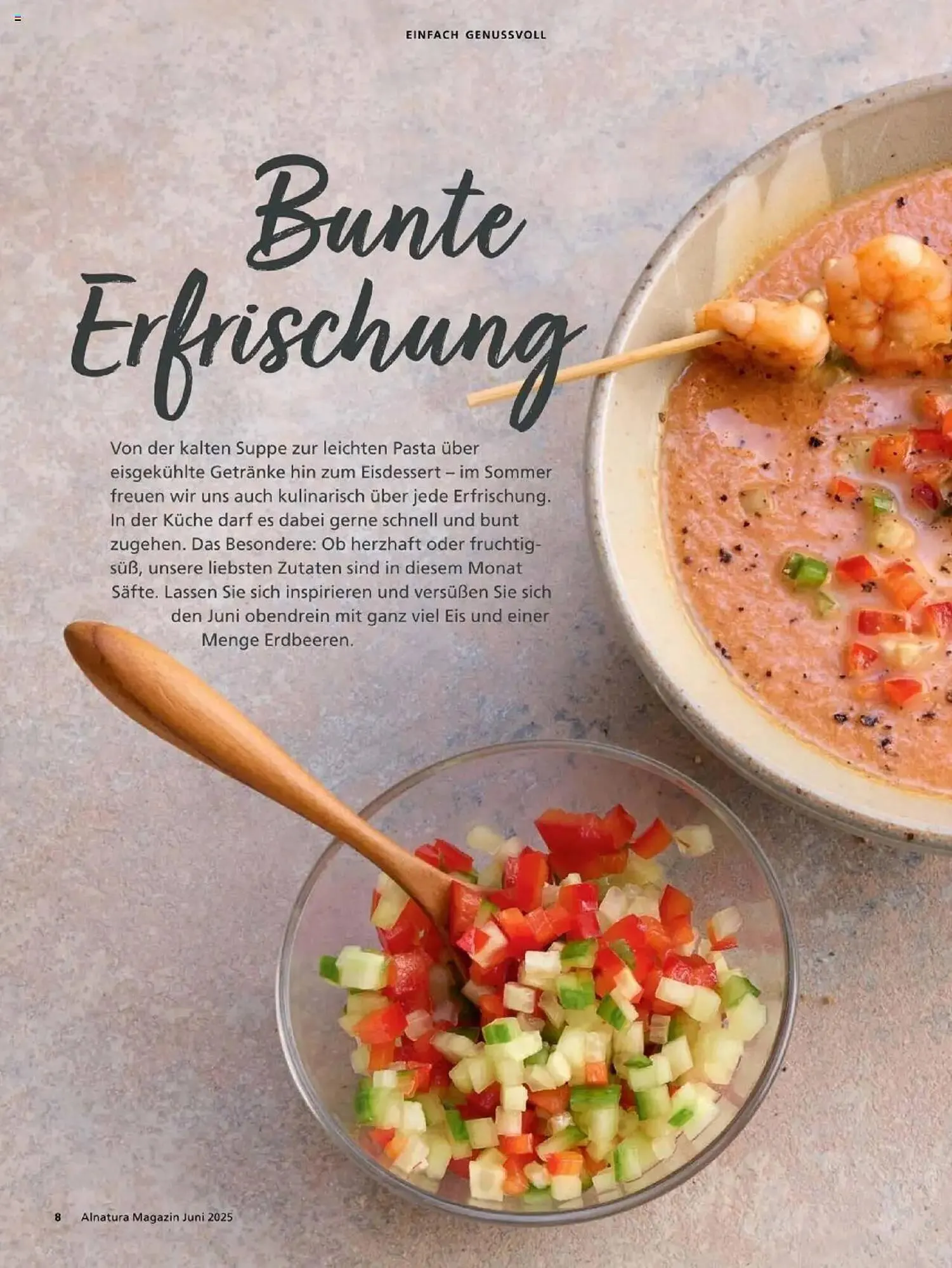 Alnatura Prospekt von 1. Juni bis 30. Juni 2025 - Prospekt seite 8