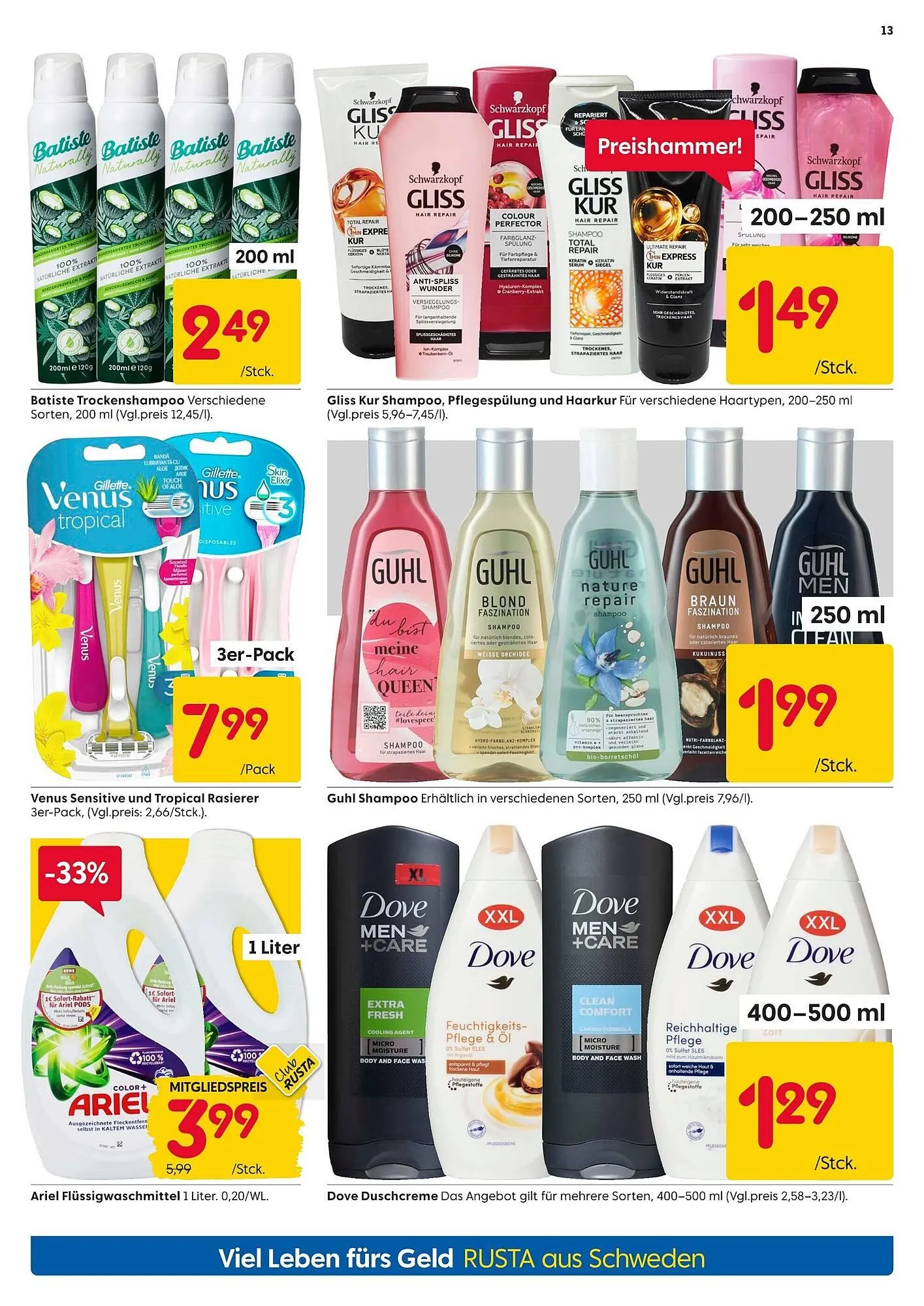 Rusta Prospekt von 31. Mai bis 6. Juni 2025 - Prospekt seite 13