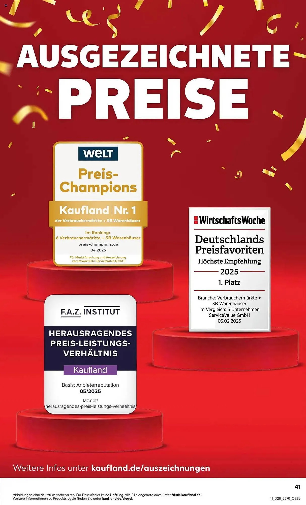 Kaufland Prospekt von 10. Juli bis 16. Juli 2025 - Prospekt seite 41