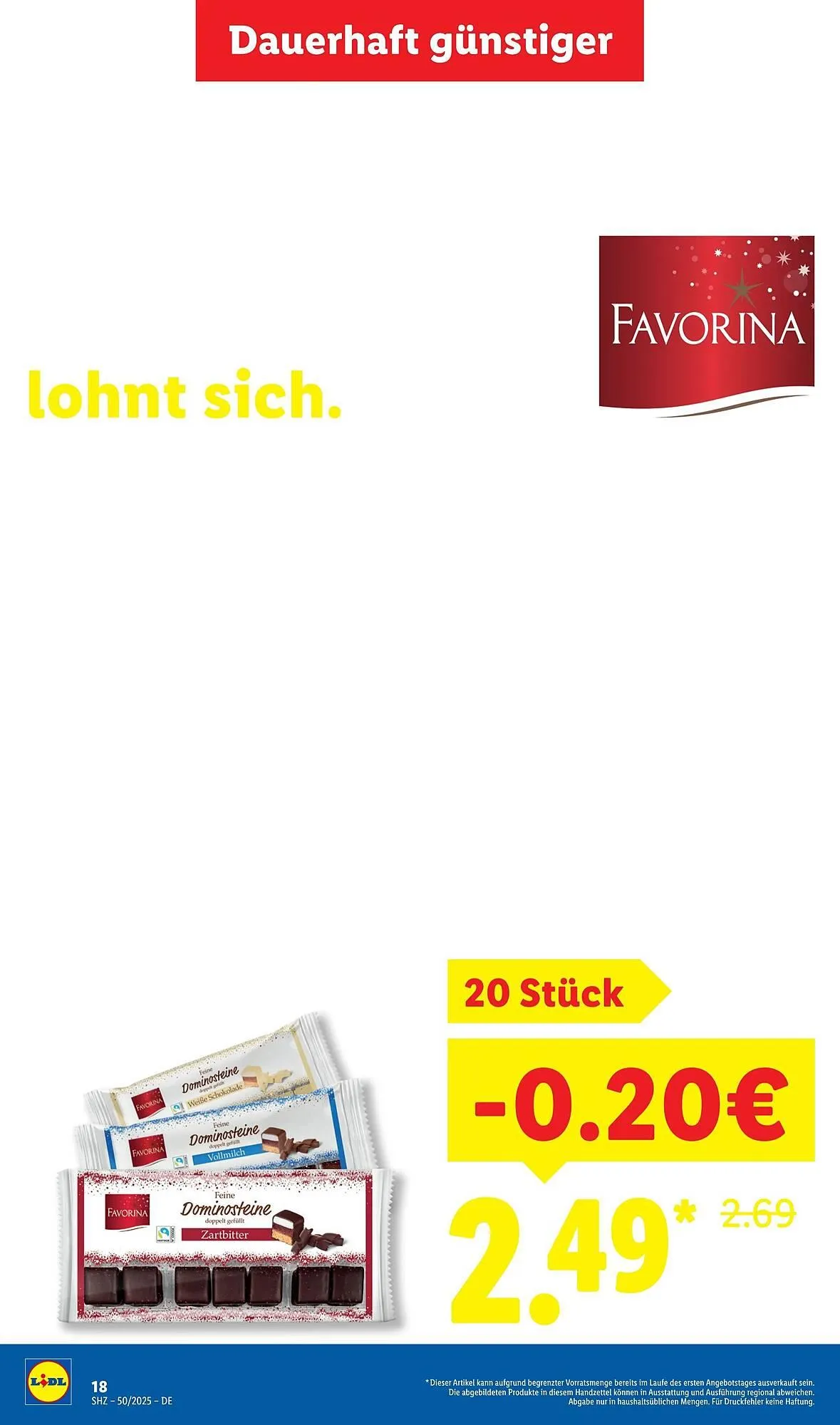 Lidl Prospekt von 8. Dezember bis 1. Januar 2026 - Prospekt seite 18