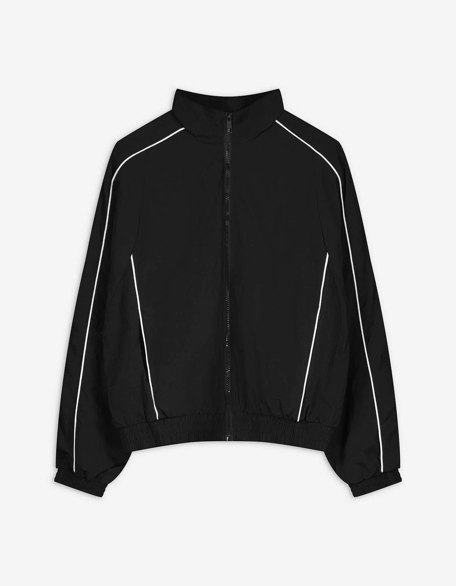 Jacke - Stehkragen - schwarz