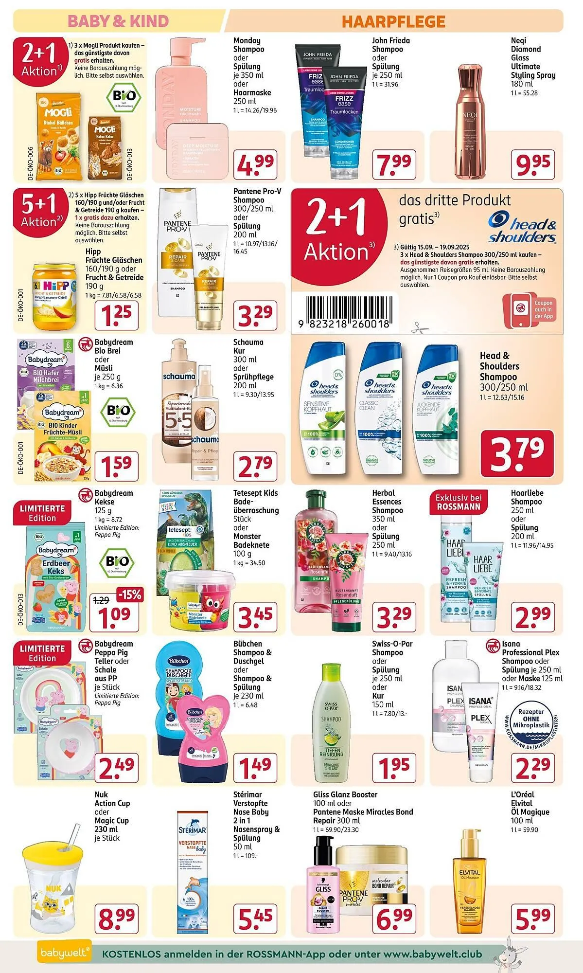 Rossmann Prospekt von 15. September bis 19. September 2025 - Prospekt seite 12