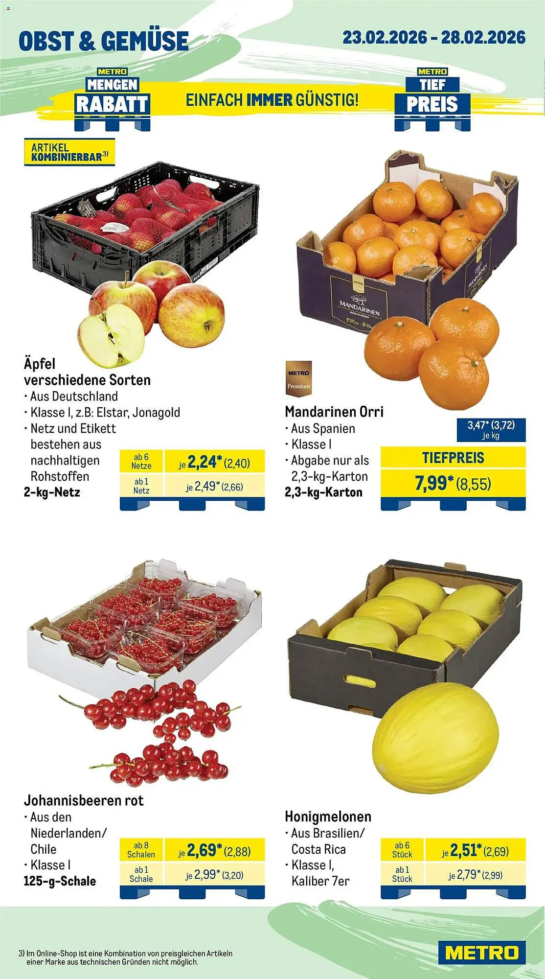 METRO Prospekt von 23. Februar bis 28. Februar 2026 - Prospekt seite 8