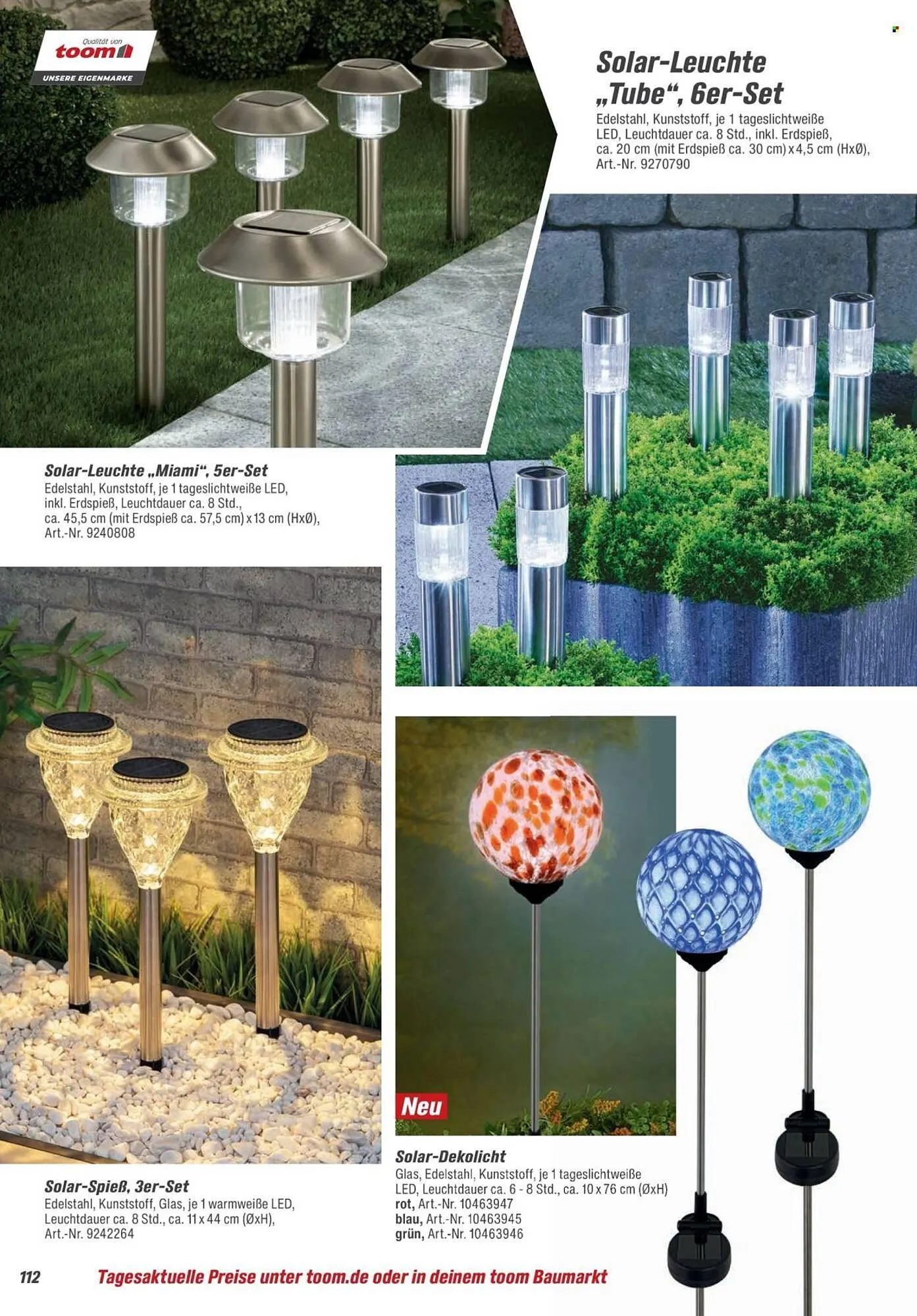 Toom Baumarkt Prospekt von 14. Februar bis 30. April 2026 - Prospekt seite 112