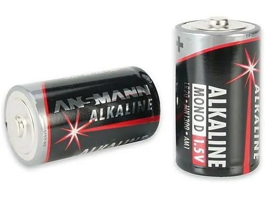 ANSMANN 5015581 4ER MONO ALKALINE RED D Batterie, 1.5 Volt, 16000 Milliampere-Stunden 4 Stück