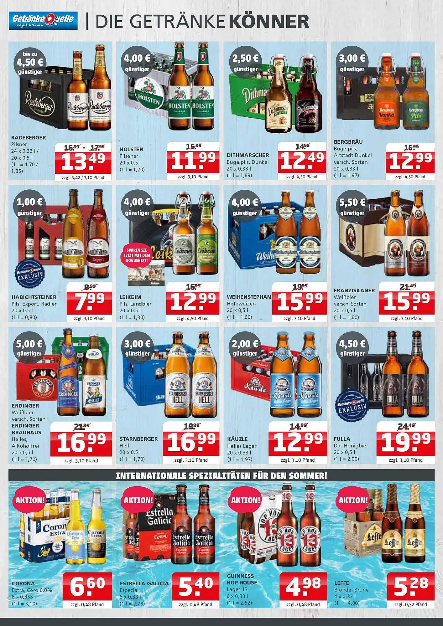 Getränke Quelle Prospekt von 6. Juli bis 19. Juli 2025 - Prospekt seite 2