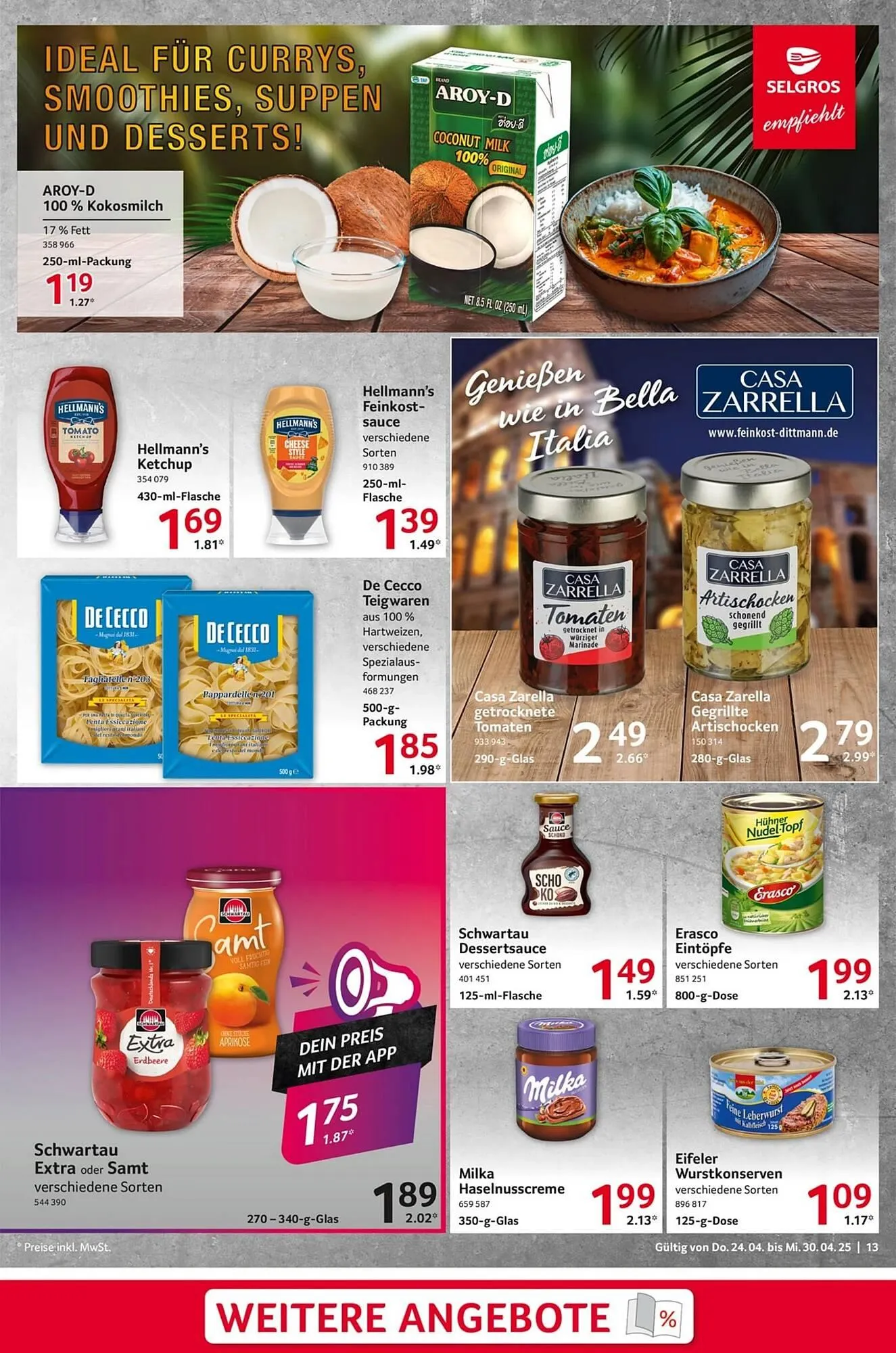 Selgros Prospekt von 24. April bis 30. April 2025 - Prospekt seite 13