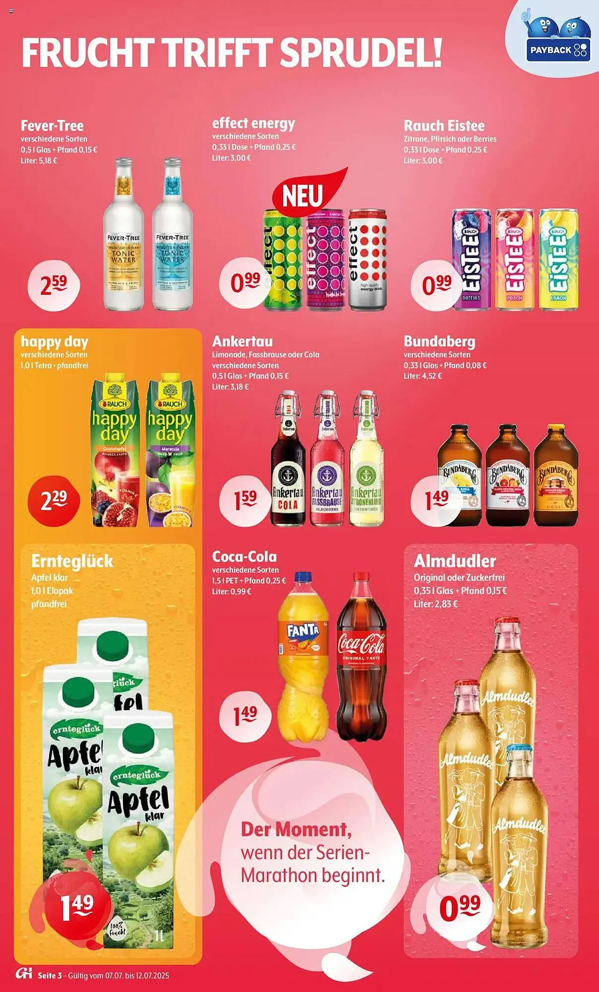 Trink und Spare Prospekt von 7. Juli bis 12. Juli 2025 - Prospekt seite 3