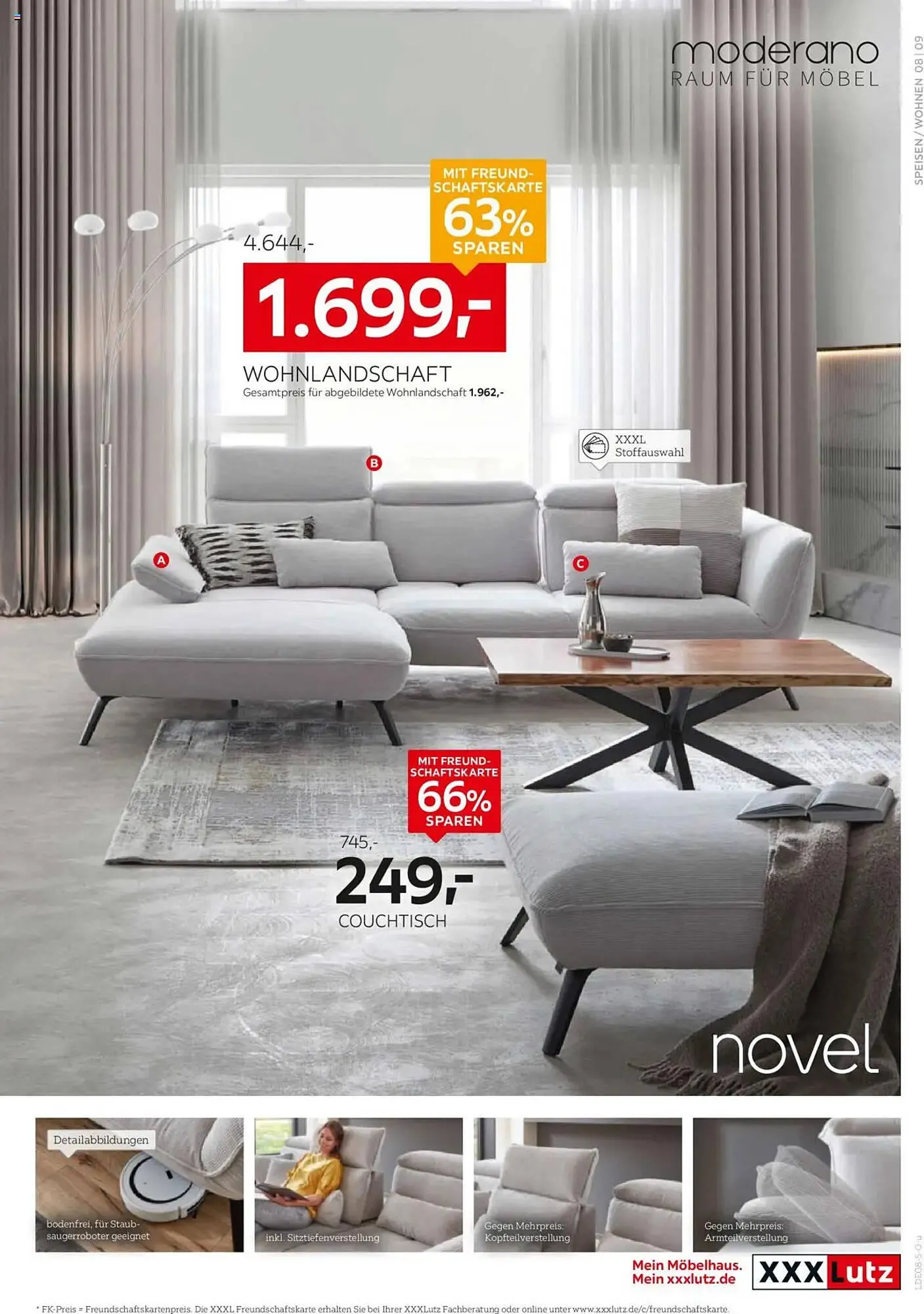 XXXLutz Prospekt von 4. August bis 17. August 2025 - Prospekt seite 9