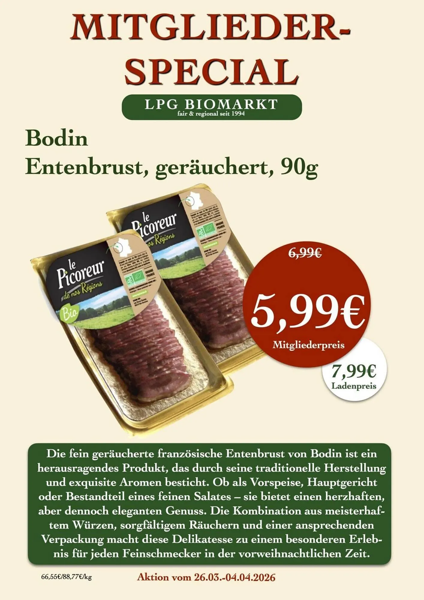 LPG Biomarkt Prospekt von 26. März bis 1. April 2026 - Prospekt seite 7