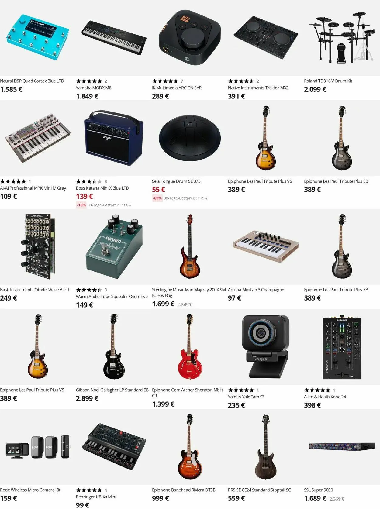 Thomann Aktueller Prospekt von 17. November bis 26. November 2025 - Prospekt seite 2