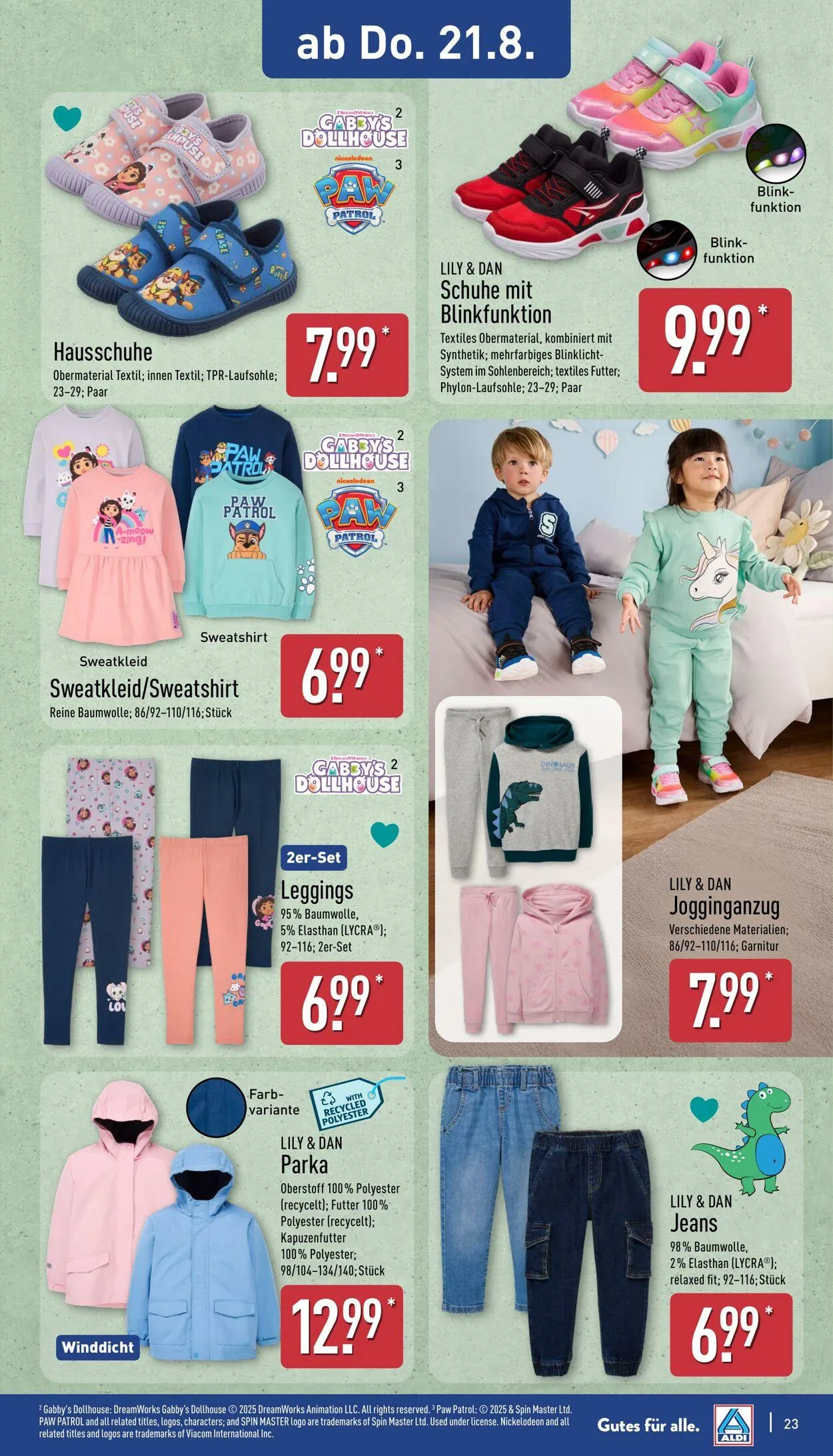 Aldi-Nord von 18. August bis 23. August 2025 - Prospekt seite 23