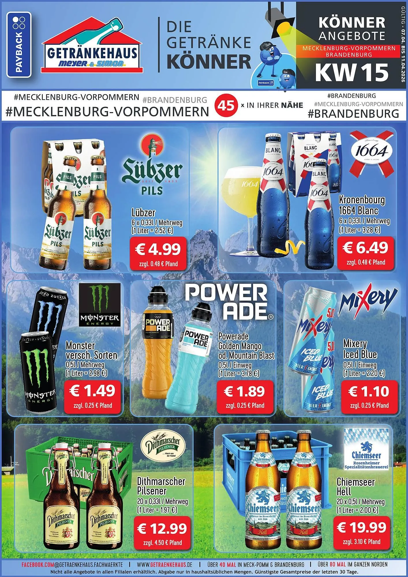 Getränkehaus Prospekt von 7. April bis 11. April 2026 - Prospekt seite 1