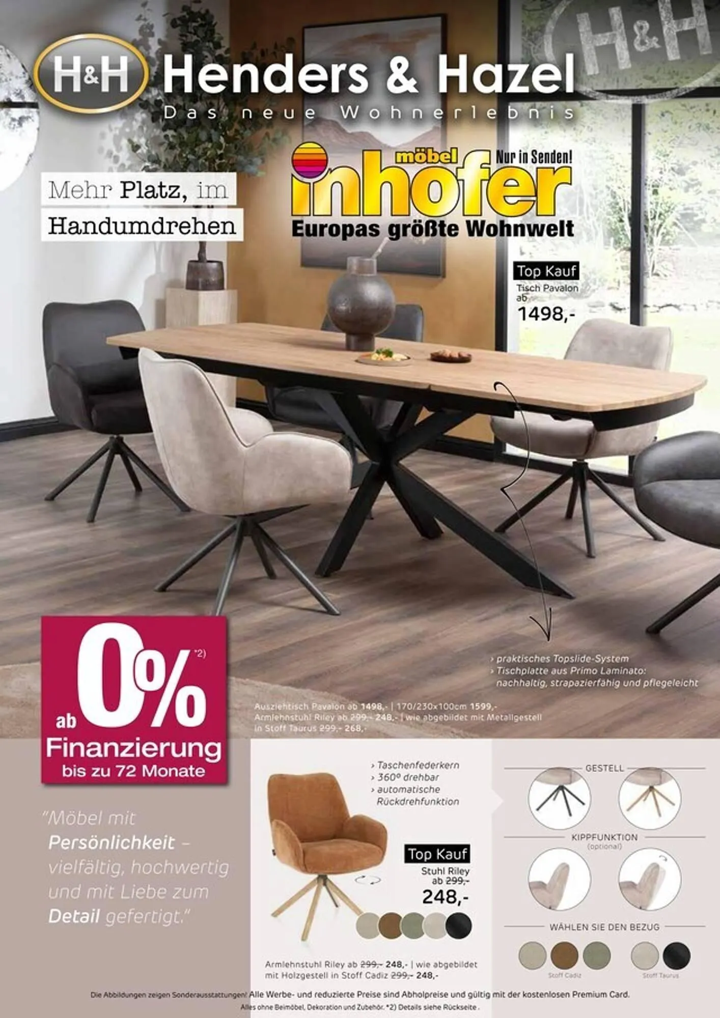 Möbel Inhofer Prospekt von 3. Dezember bis 4. Januar 2026 - Prospekt seite 1