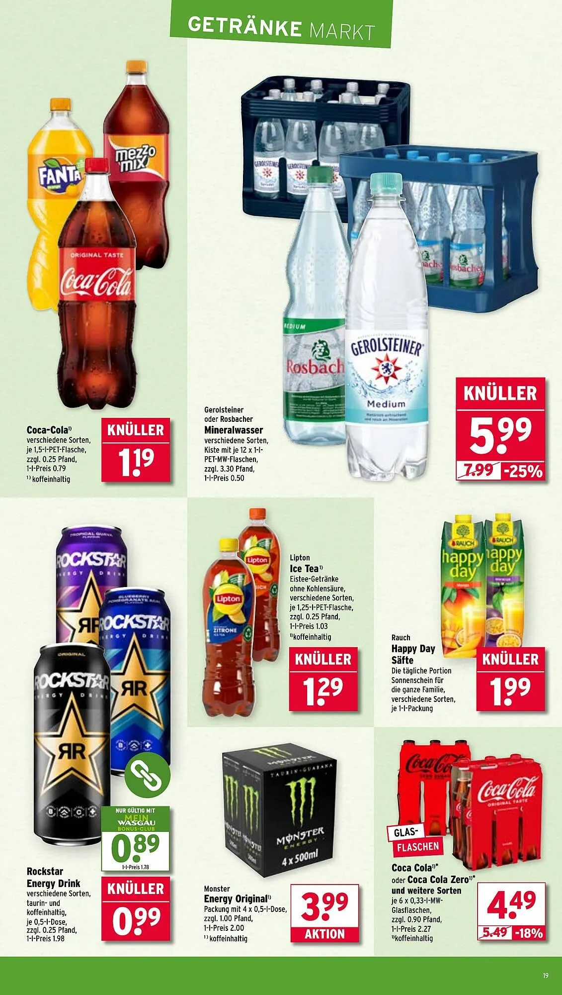 Wasgau Prospekt von 30. Juni bis 5. Juli 2025 - Prospekt seite 19