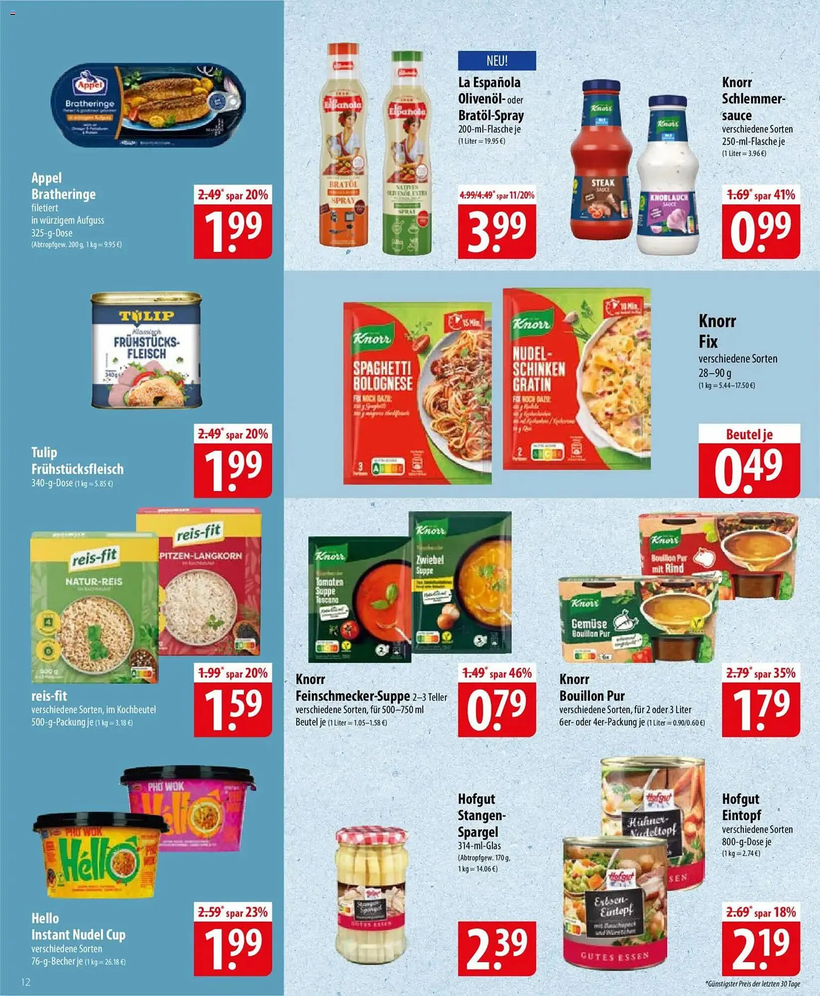 Famila Nord Ost Prospekt von 27. April bis 2. Mai 2026 - Prospekt seite 12