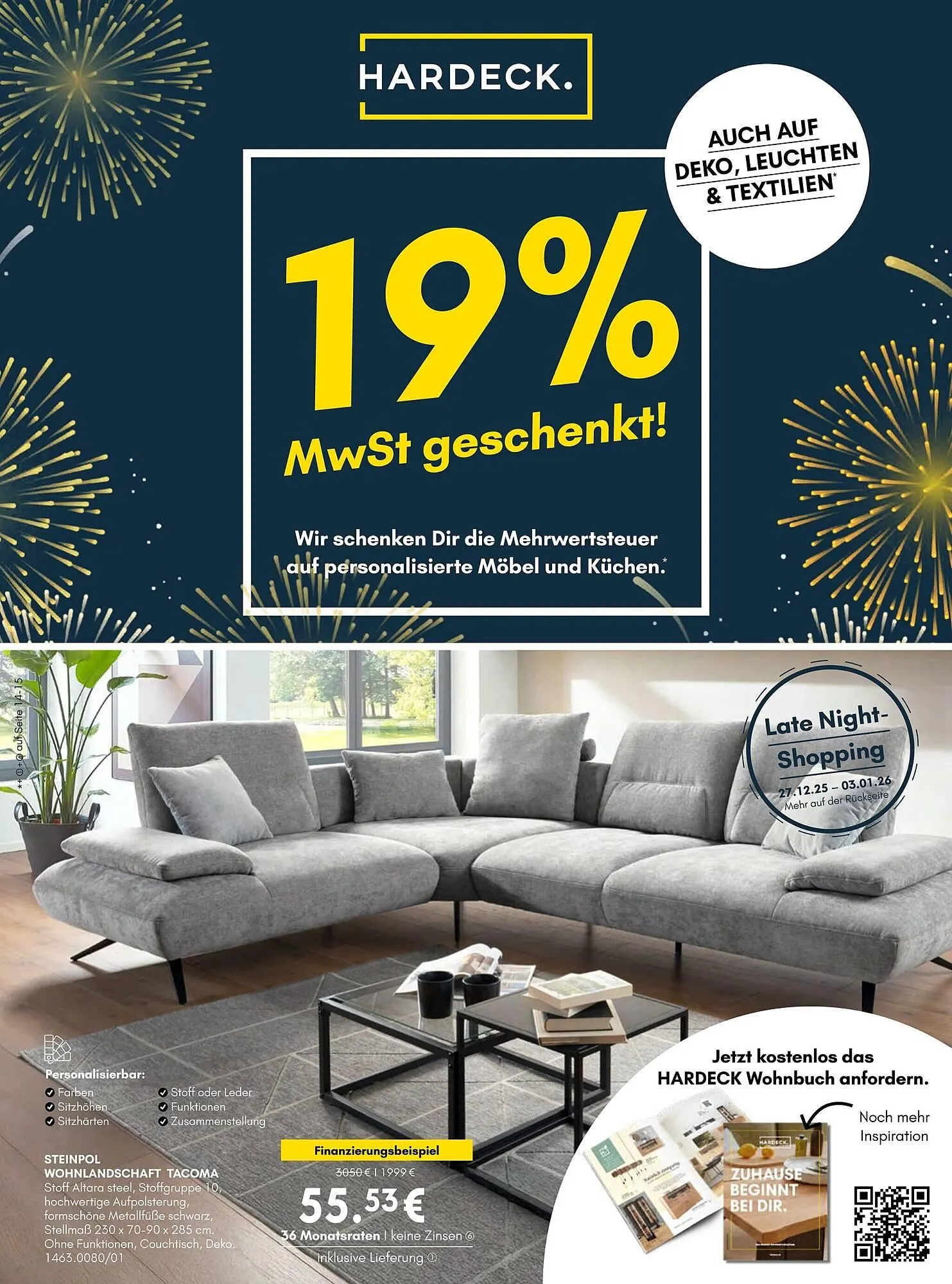 Hardeck Prospekt von 27. Dezember bis 11. Januar 2026 - Prospekt seite 1