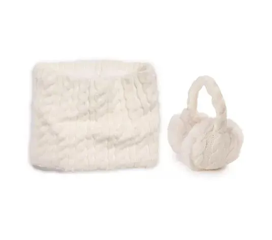 MUK LUKs Ohren -/ Halswärmer weich gefüttert 2tlg. Set