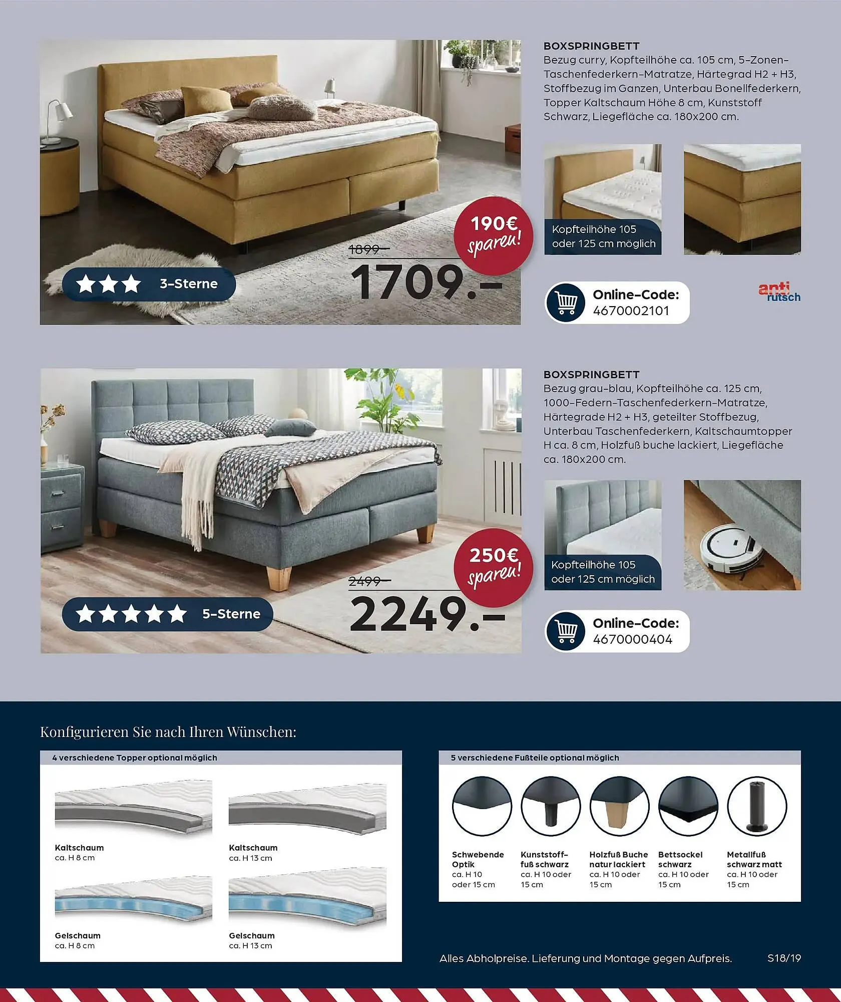 Möbel Buss Prospekt von 1. Januar bis 12. Januar 2026 - Prospekt seite 19