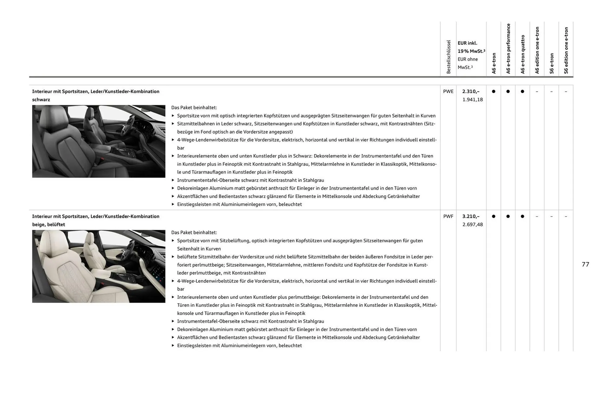 Audi Prospekt von 11. August bis 11. August 2026 - Prospekt seite 77
