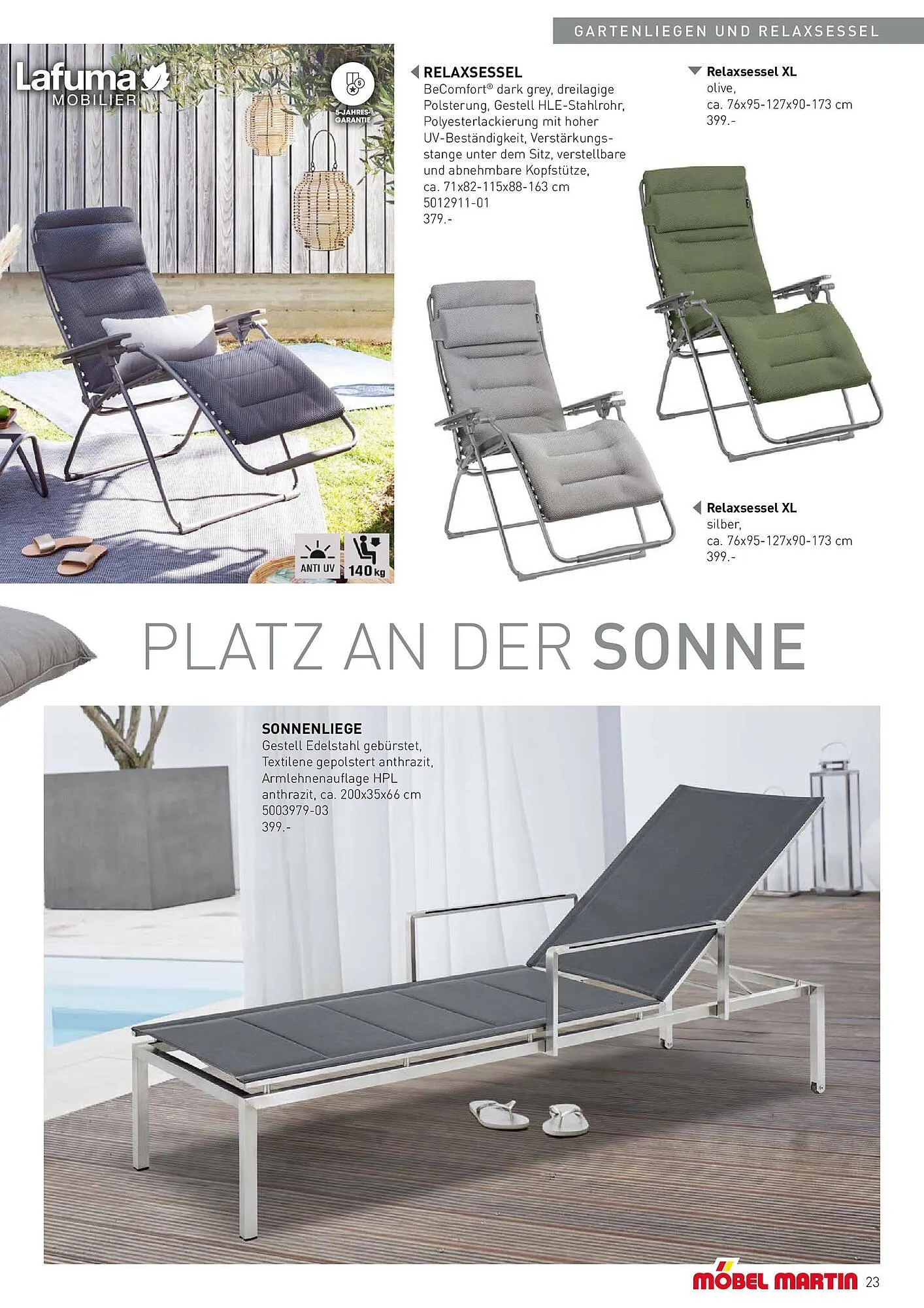 Möbel Martin Prospekt von 3. März bis 2. August 2025 - Prospekt seite 23
