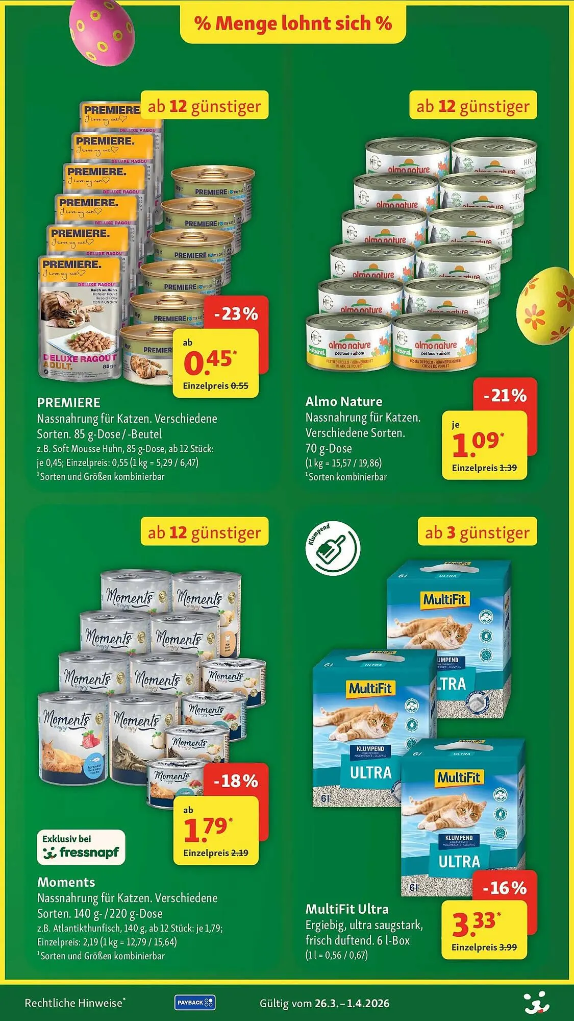 Fressnapf Prospekt von 25. März bis 1. April 2026 - Prospekt seite 15