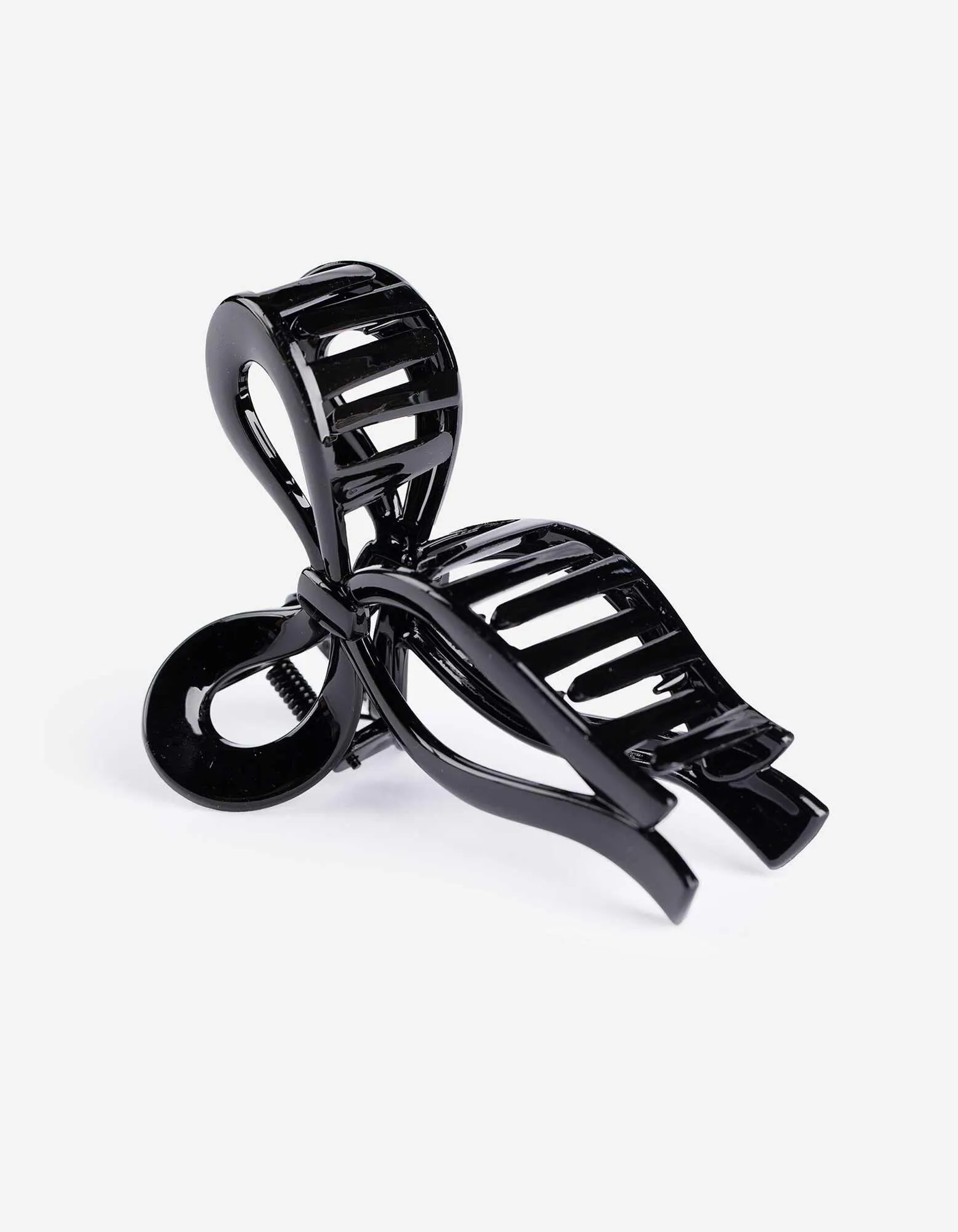 Haarklammer - einfarbig - schwarz