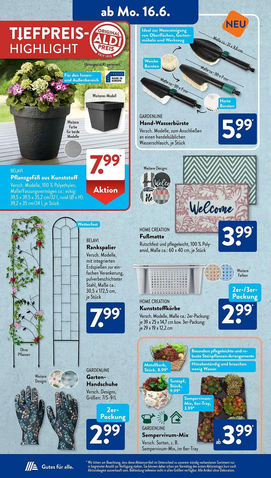 Aldi Süd Prospekt von 16. Juni bis 22. Juni 2025 - Prospekt seite 6