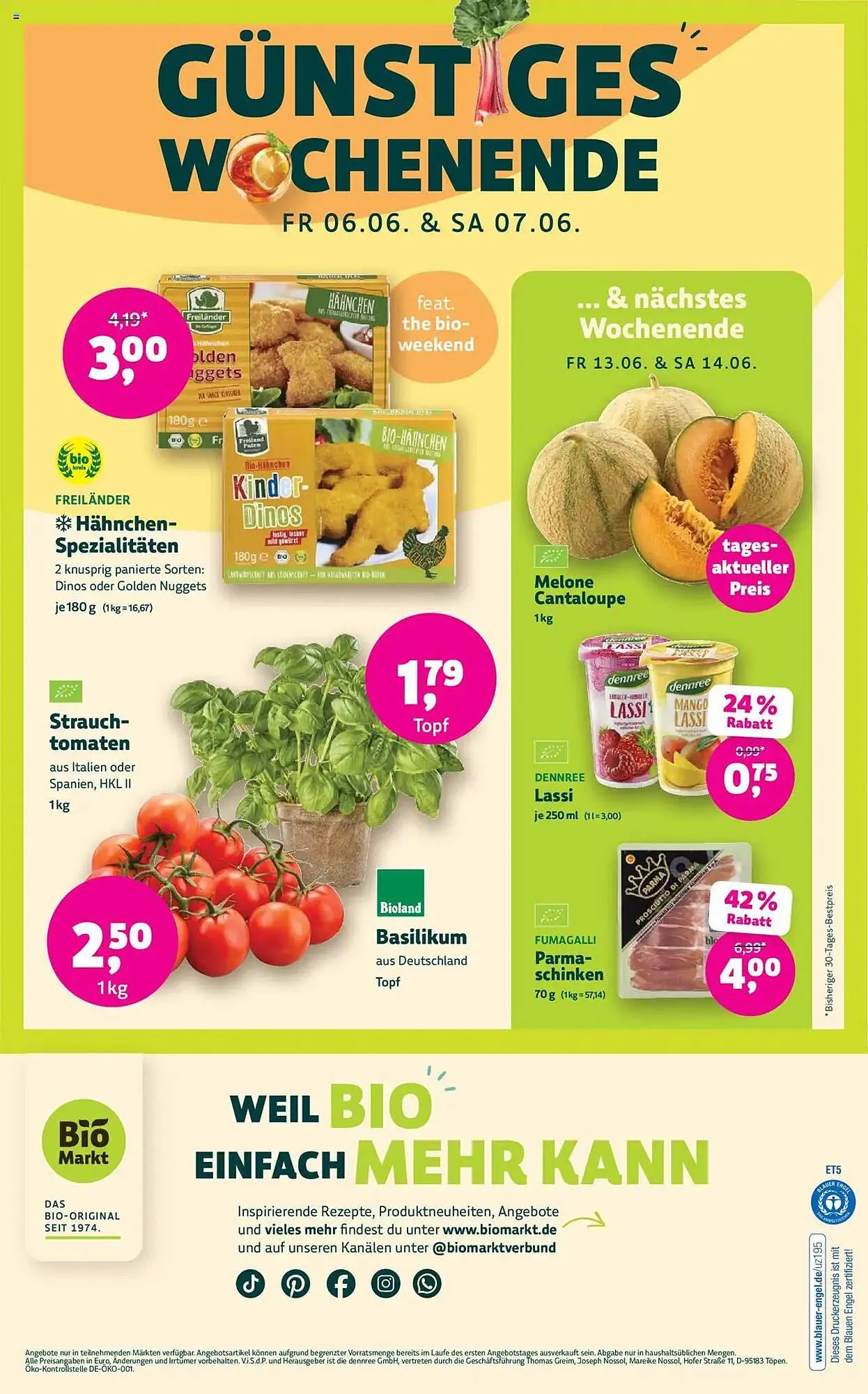 Biomarkt Prospekt von 4. Juni bis 17. Juni 2025 - Prospekt seite 12