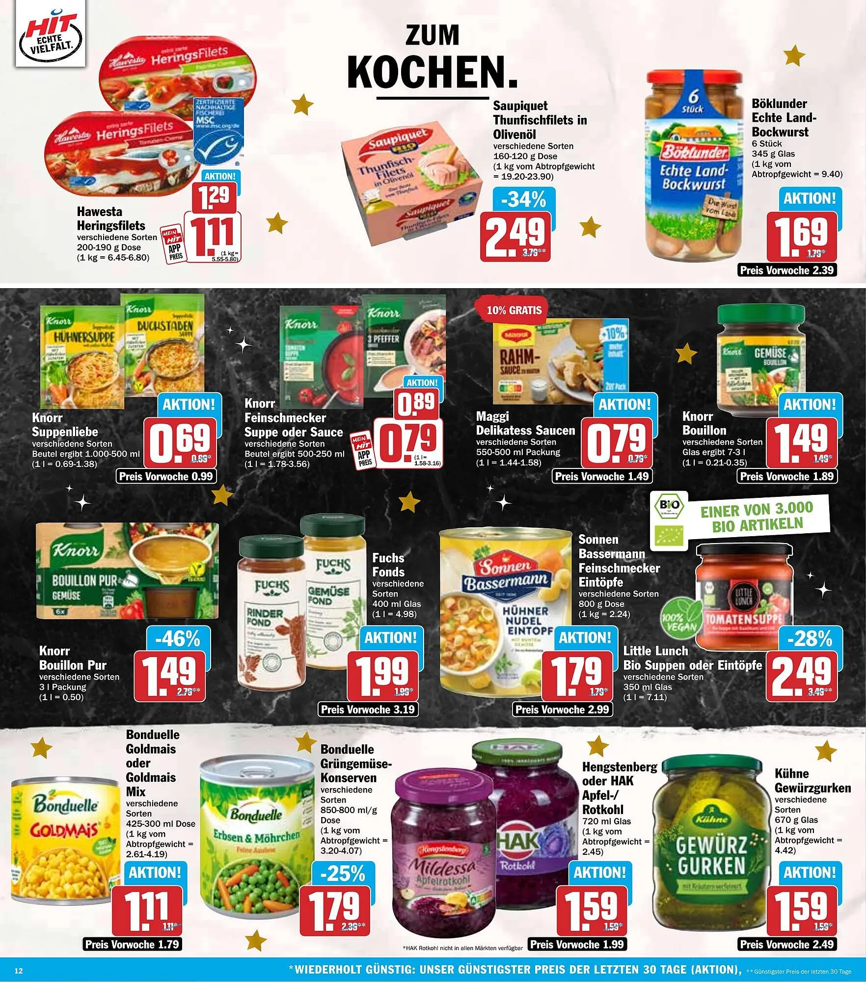 HIT Prospekt von 8. Dezember bis 13. Dezember 2025 - Prospekt seite 12