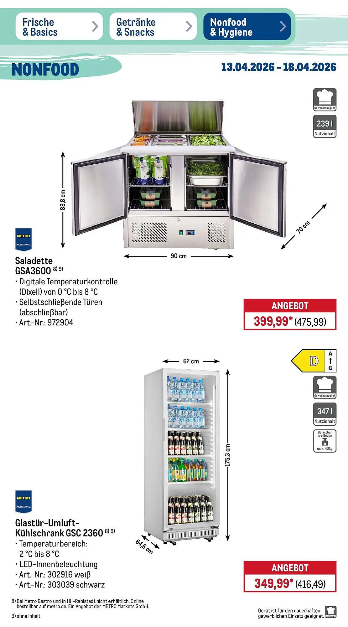 METRO Prospekt von 12. April bis 18. April 2026 - Prospekt seite 47