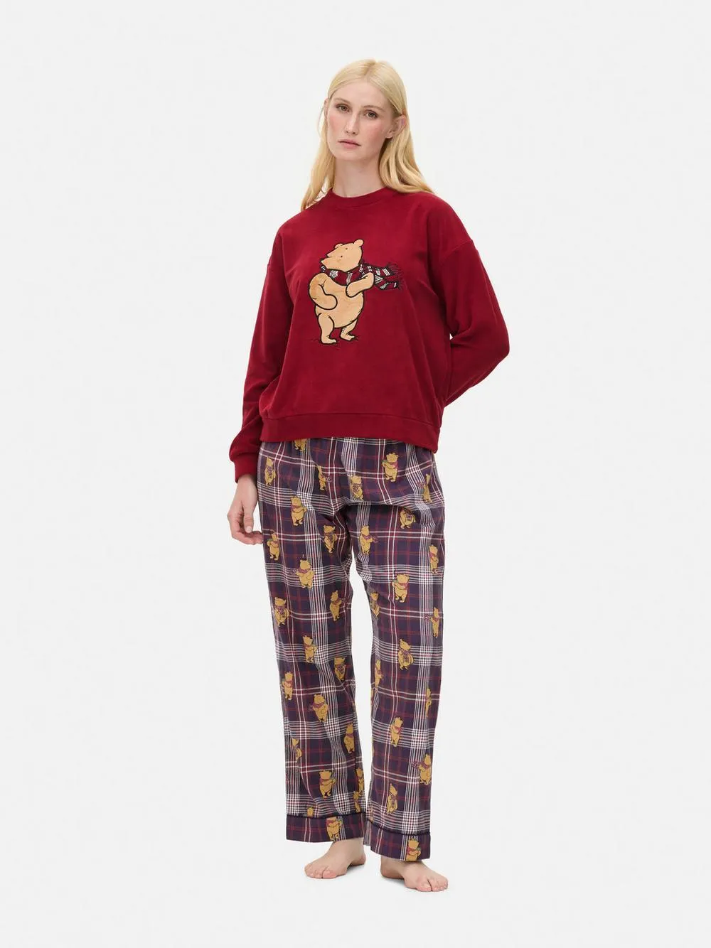„Disney Winnie Puuh“ Schlafanzugtop mit Rundhalsausschnitt